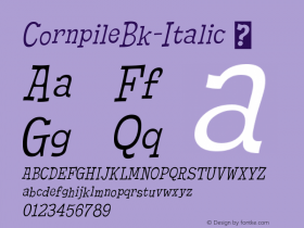 CornpileBk-Italic