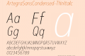 ArtegraSansCondensed-ThinItalic