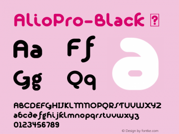 AlioPro-Black