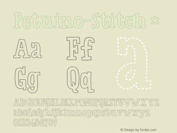 Petuino-Stitch