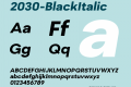 2030-BlackItalic