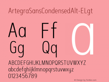 ArtegraSansCondensedAlt-ELgt