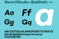 NeutrifStudio-BoldItalic