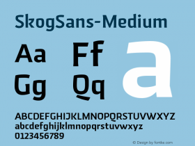 SkogSans-Medium