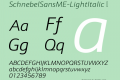 SchnebelSansME-LightItalic