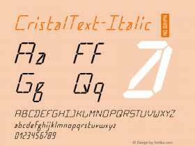 CristalText-Italic