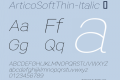 ArticoSoftThin-Italic