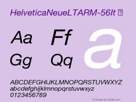 HelveticaNeueLTARM-56It