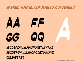 Masked Marvel Condensed