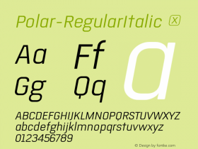 Polar-RegularItalic