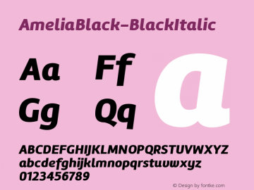 AmeliaBlack-BlackItalic