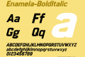 Enamela-BoldItalic