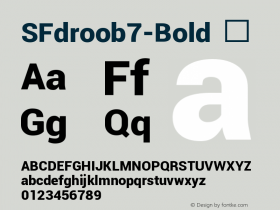 SFdroob7-Bold