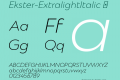 Ekster-ExtralightItalic