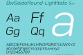 BwSeidoRound-LightItalic