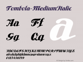 Tombola-MediumItalic