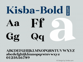 Kisba-Bold