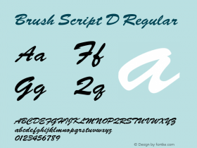 Brush Script D