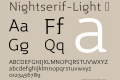 Nightserif-Light