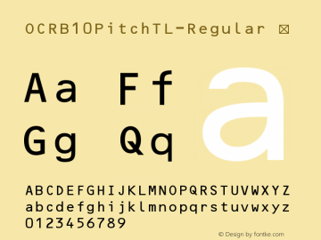 OCRB10PitchTL-Regular