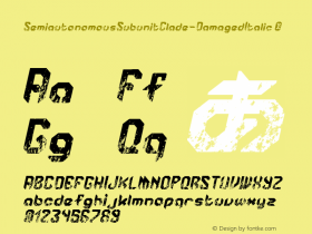 SemiautonomousSubunitClade-DamagedItalic