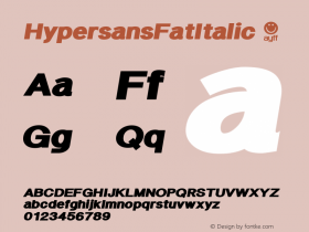 HypersansFatItalic