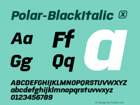 Polar-BlackItalic