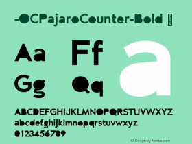 -OCPajaroCounter-Bold