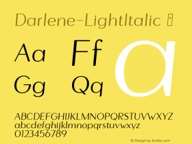 Darlene-LightItalic