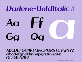 Darlene-BoldItalic