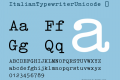 ItalianTypewriterUnicode