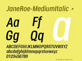 JaneRoe-MediumItalic