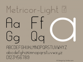Metricor-Light