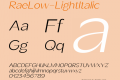 RaeLow-LightItalic