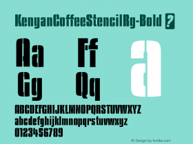 KenyanCoffeeStencilRg-Bold