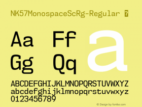 NK57MonospaceScRg-Regular