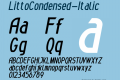 LittoCondensed-Italic