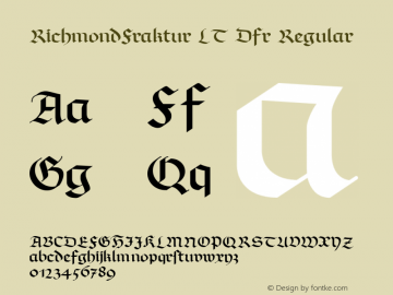 RichmondFraktur LT Dfr