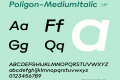 Poligon-MediumItalic