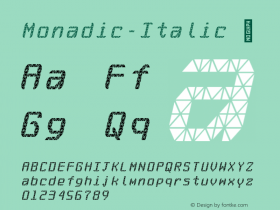 Monadic-Italic