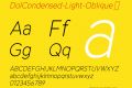 DolCondensed-Light-Oblique