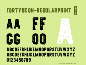 FortYukon-RegularPrint