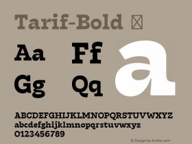 Tarif-Bold