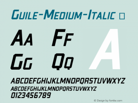 Guile-Medium-Italic