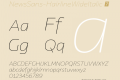 NewsSans-HairlineWideItalic