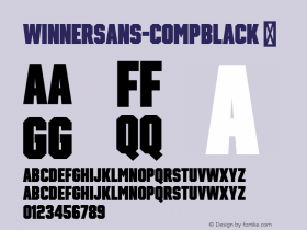 WinnerSans-CompBlack