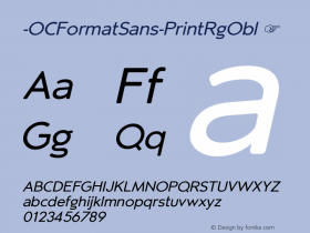 -OCFormatSans-PrintRgObl