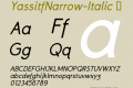 YassitfNarrow-Italic