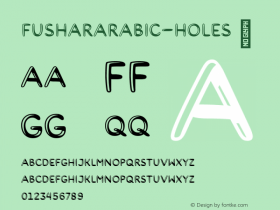 FusharArabic-Holes