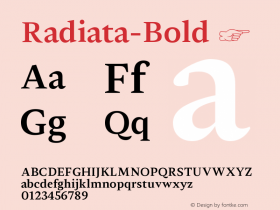 Radiata-Bold